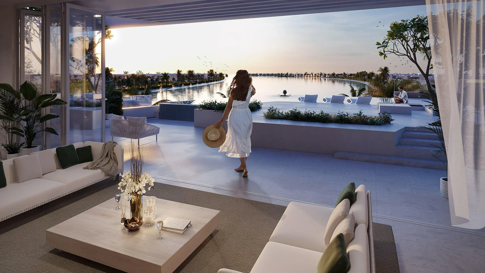 Swimming pool and leisure deck