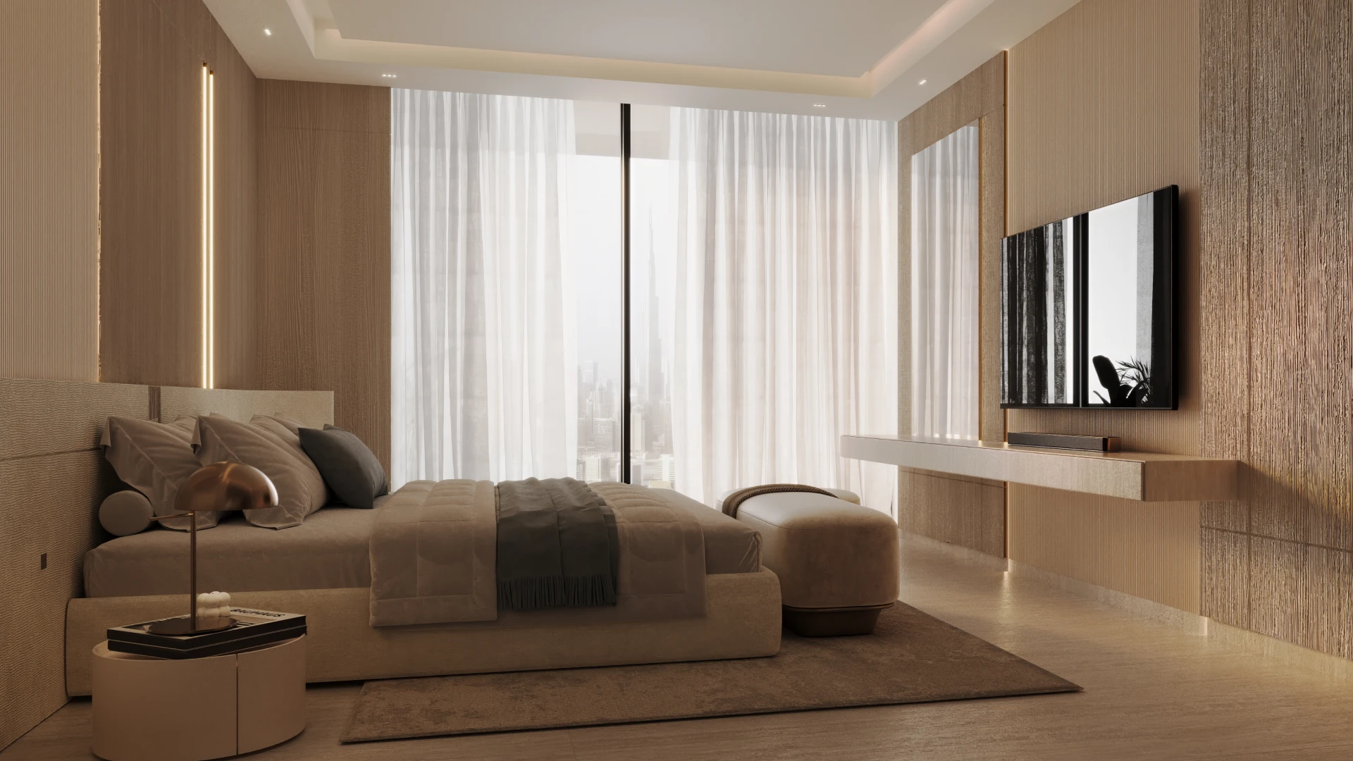 Fully furnished living area